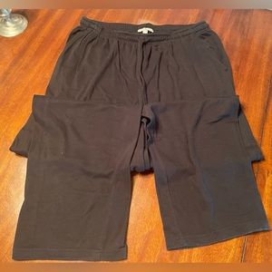 Size 2X tall, Woman Within, sweat pants black
